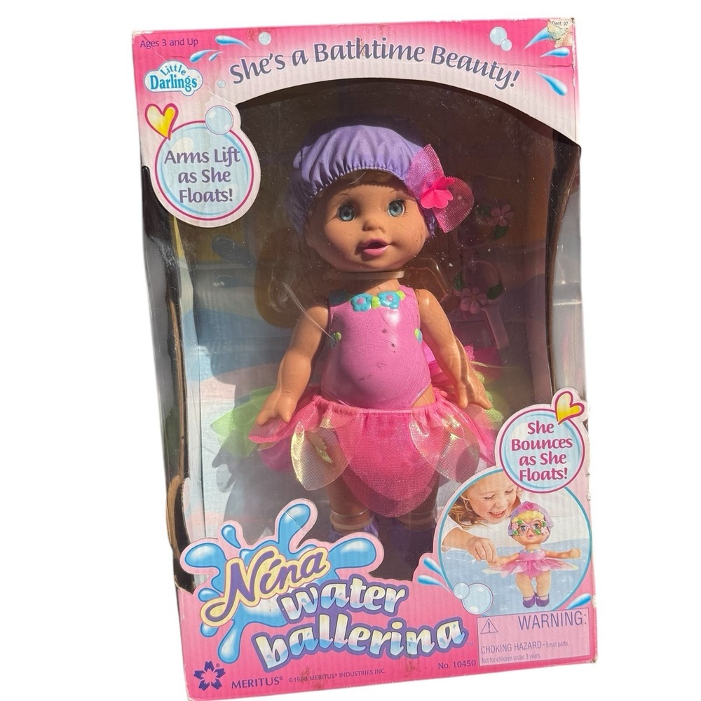 Vintage Meritus 1998 Original Nina Water Ballerina ~1998~NOS-collector Doll